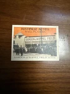 #64 KANSAS CITY'S GORDON & KOPPEL FIELD Federal Baseball League Orange 25/299 - Picture 1 of 2