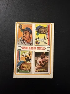 1974 OPC Set-Break # 2 HANK AARON SPECIAL(HOF)  PRINTED IN CANADA VG-EX+ - Picture 1 of 2