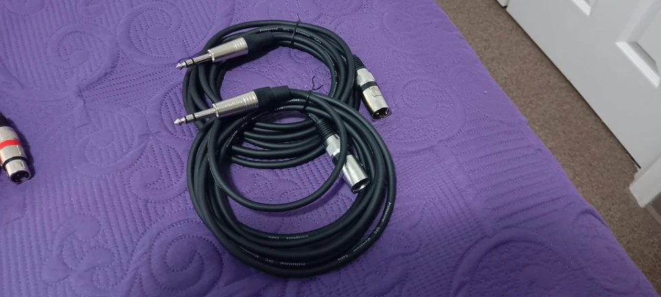 Cables de micrófono Livewire 10' Pro, par. 2 cables... Foto 1 de 1