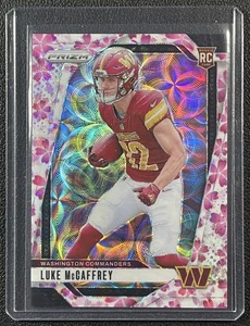 LUKE MCCAFFREY 2024 PANINI PRIZM #367 ELECCIÓN DE NOVATO FLOR DE CEREZO RC 1/15 - Imagen 1 de 2