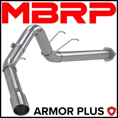 MBRP Armor Plus 4" DPF-Back sistema de exaustão 2017-2025 Ford F-250 F-350 F-450 6.7L - Imagem 1 de 2