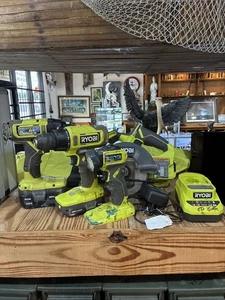 ryobi 18v tool set used - Picture 1 of 5