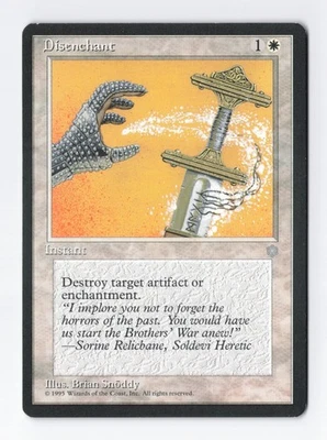 Disenchant Ice Age MTG Vintage Magic the Gathering Card LP/NM - Image 1 of 2