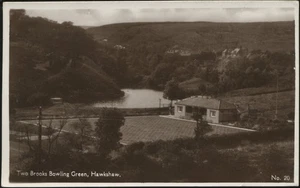 GB. Used Real Photo Postcard Two Brooks Bowling Green, Hawkshaw 1939 - Picture 1 of 2