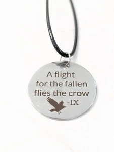 Ice Nine Kills Song Lyrics A Grave Mistake Necklace Stainless Steel Engraved - Picture 1 of 3