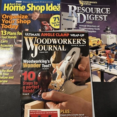 Woodworker’s Journal August 2005 10 Steps To A Perfect Finish, Shop Idea - Image 1 of 4