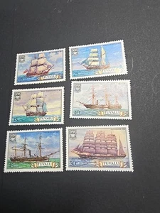 stamps - tuvalu - 1981 - tall ships - Mnh - Lot 89 - Picture 1 of 1