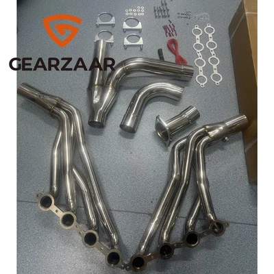 Cabezales de tubo largo para Chevy GMC Sierra Silverado 1999-06 4,8/5,3/6,0 L con tubo en Y Foto 1 de 4