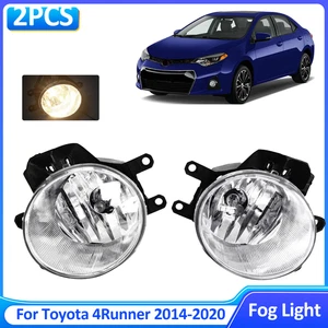 2PCS Front Bumper Fog Lights Halogen Replacement Fits Toyota 4Runner 2014-2020 - Foto 1 di 13