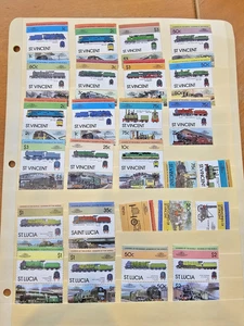 Großes Lot britischer Eisenbahn Briefmarken - meist postfrisch - Bild 1 von 4