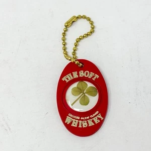 Portachiavi rosso quadrifoglio originale fortunato vintage delizioso calvert extra - Foto 1 di 3