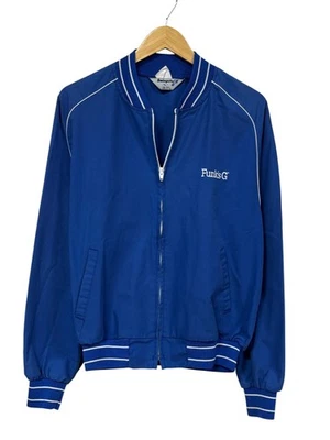 Chaqueta Swingster Funk's G azul vintage años 80 cremallera talla grande Foto 1 de 3