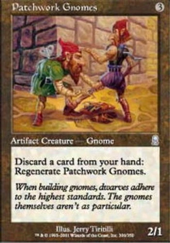 Patchwork Gnomes - Odyssey #306/350 MTG Magic The Gathering - Image 1 of 1