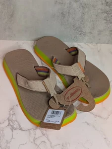 Havaianas Urban Fusion II Sandale, 9/10 Herren Neu mit Etikett! Flip Flop kräftige Farbkombination - Bild 1 von 8