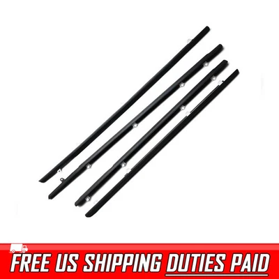 Juego de cinturón de puerta exterior LR resistente al clima negro para Toyota Corolla AE100 AE101 1992-95 Foto 1 de 4