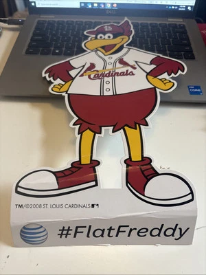 St Louis Cardinals Flat "Freddy" Fredbird Ford Plaza Giveaway 2008 - Image 1 of 4