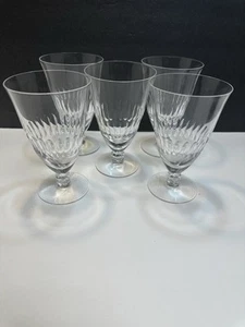 5 Tiffin Silhouette Clear Stem Iced Tea Footed Tumbler/Goblet(s) - Picture 1 of 24