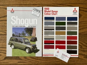 Mitsubishi Shogun 1986-88 UK Market Sales Brochure 2.6 2.5 TD 3-dr 5-dr Pajero - Picture 1 of 8