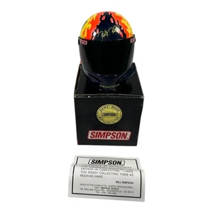 Ricky Rudd Simpson Signature Edition Mini Helm Goodyear Racing Memorabilia - Bild 1 von 7
