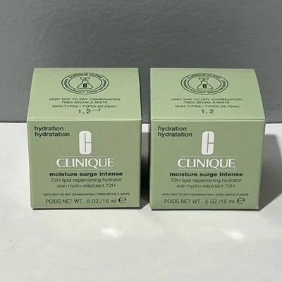 2 Clinique Moisture Surge Intense 72H Lipid-Replenishing Hydrator -  .5oz/15ml - Image 1 of 4