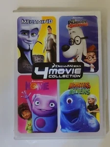 Dreamworks 4-Movie Collection Megamind / MVA / Home /Mr Peabody & Sherman - Picture 1 of 3