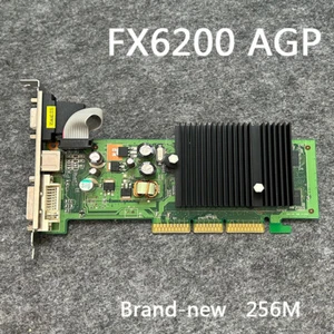 PNY FX6200 256M AGP 8X compatible 4X AGP universal graphics card mute DDR2 - Afbeelding 1 van 6