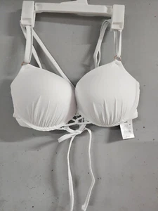 Shade & Shore White Push-up Top, 38B, 38C, NWT, SHIPS FREE - Picture 1 of 4