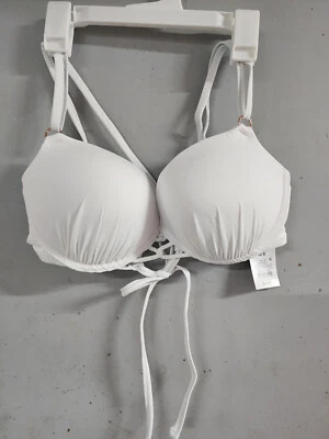 Top push-up Shade & Shore blanco, 38B, 38C, nuevo con etiquetas, se envía gratis Foto 1 de 4