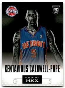 2013-14 PANINI PRIZM HRX KENTAVIOUS CALDWELL-POPE RC DETROIT PISTONS #12