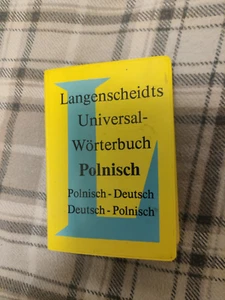 1989 Langenscheidts Polnisch-Deutsch Polish-German Dictionary *POCKET PAPERBACK - Picture 1 of 2