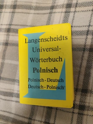 1989 Langenscheidts  Polnisch-Deutsch Polish-German Dictionary *POCKET PAPERBACK - Image 1 of 2