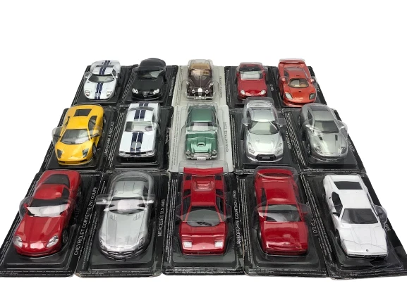 1/43 Diecast Supercar Mercedes GTR Lamborghini Aston BMW Shelby Ford Corvette - Immagine 1 di 1
