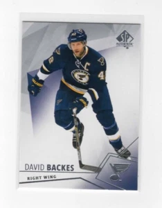 David Backes 15-16 Mazo Superior SP Base Auténtica Común #69 Blues St. Louis - Imagen 1 de 1