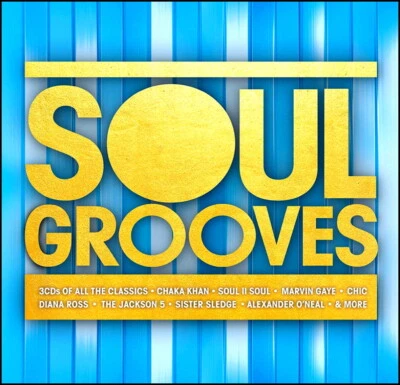 SOUL GROOVES * 58 Greatest R&B / Soul Hits * NEW 3-CD Boxset * All Original Hits - Image 1 of 2
