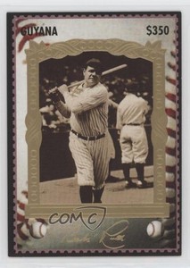 1994 Guyana Babe Ruth Sultan of Swat Stamp Cards $350 Babe Ruth #12 HOF
