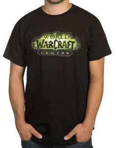 World Of Warcraft: Legion Logo Premium Cotton Adult T-Shirt - Official Video Ga - Picture 1 of 1