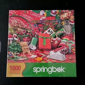 Its A Wrap 1000 Piece Christmas Jigsaw Puzzle Springbok NEW sealed - Picture 1 of 3