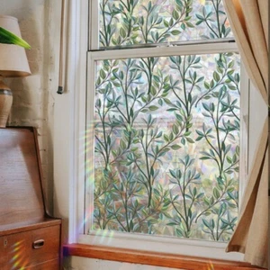 40X100cm Window Static Sticker Clings 3D Glass Decal living room Home Decoration - Picture 1 of 6