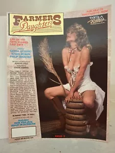 "FARMERS DAUGHTERS & RAW TALENT" *GLORIA LEONARD* '85 8.5" x 11"x 2 PAGES - Picture 1 of 4
