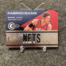 2010-11 Totally Certified Fabric Of The Game Jumbo Materials Brook Lopez /25