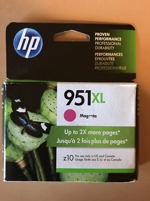 HP 951XL Magenta Original Ink Cartridge CN047AN Expired 01/2019 Sealed - Image 1 of 4