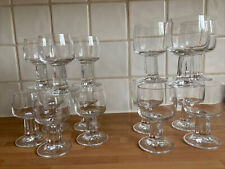 Vintage Spiegelau Glasses Sherry Port Wine Glasses "Gala" Glasses 8 port +7 wine