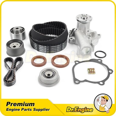 Timing Belt Kit Water Pump Fit 93-98 Mitsubishi Galant Plymouth Eagle 2.4L 4G64 - Image 1 of 4