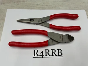 Snap-on Tools EE. UU. NUEVO 2 Piezas ROJO Agarre Suave Alicate Cortador Lote Set 196ACF 87ACF - Imagen 1 de 8