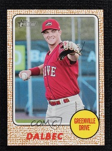 2017 Topps Heritage Minor League Edition First Name Omission Bobby Dalbec #69