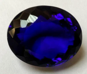 Large Blue Tanzanite 78.35 Ct. Oval Faceted Cut Loose Gemstone Gift For Women - Picture 1 of 7