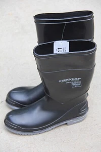 Botas de Trabajo Dunlop Puntera de Acero Vástago de Goma Talla 11 Poligoliato Mantenimiento - Imagen 1 de 4