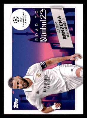 2022-23 Topps UEFA Club Competitions Road to the Final #RF10 Karim Benzema - Image 1 of 2