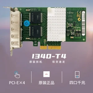 I340-T4 82580 Four-port Gigabit PCIE wired Ethernet card For Fujitsu D2745-A11 - Picture 1 of 4