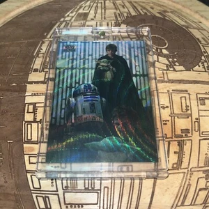 2024 Topps Chrome Star Wars Galaxy The Choice #78 Wave 86/99 Luke Grogu R2-D2 - Picture 1 of 3